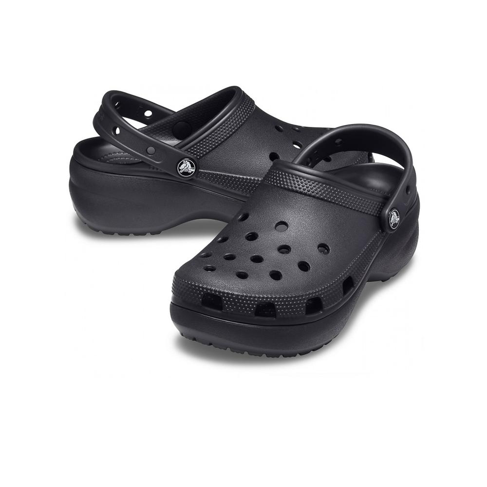 Flip Flop női Crocs Classic Platform Clog 206750-001 - fekete