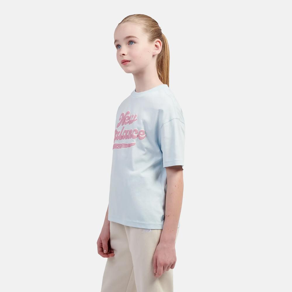 Póló gyerek New Balance LAKG0192FRL - kék