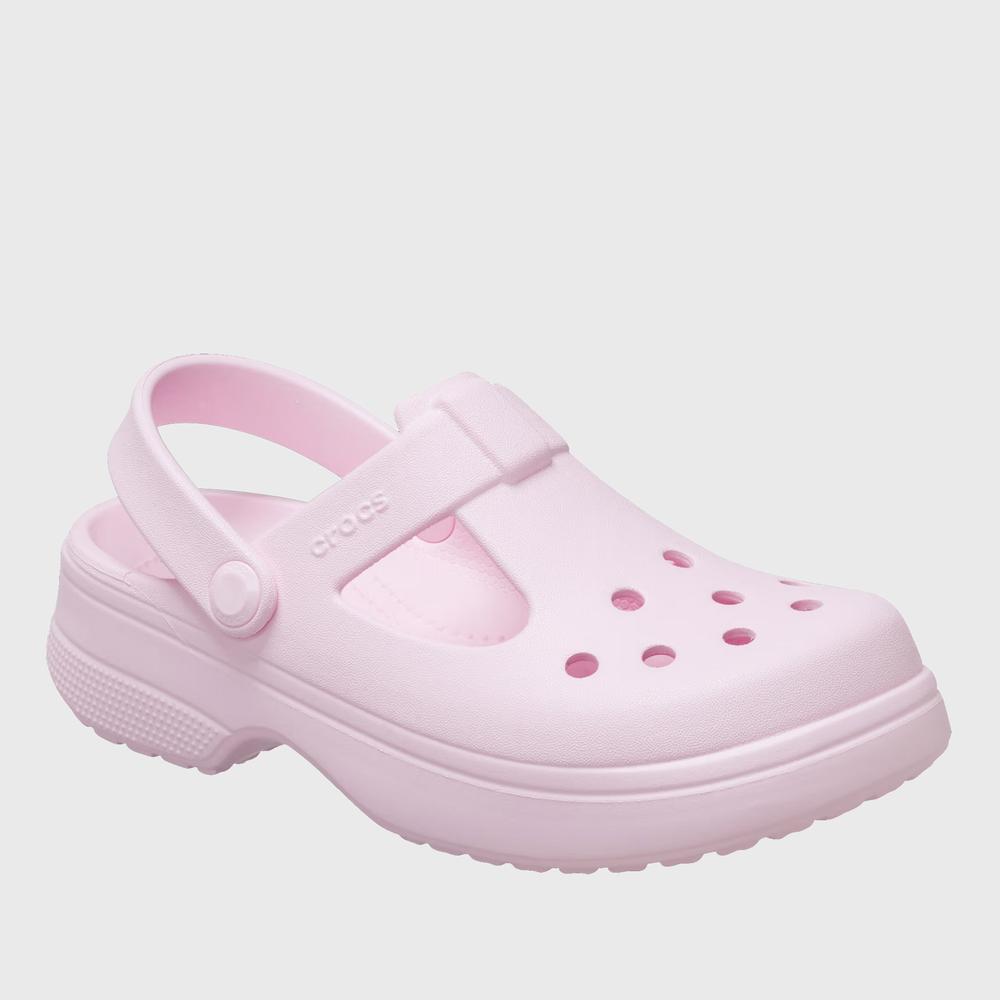 Flip Flop Crocs Classic Mary Jane Clog 210615-6ZW - rózsaszín
