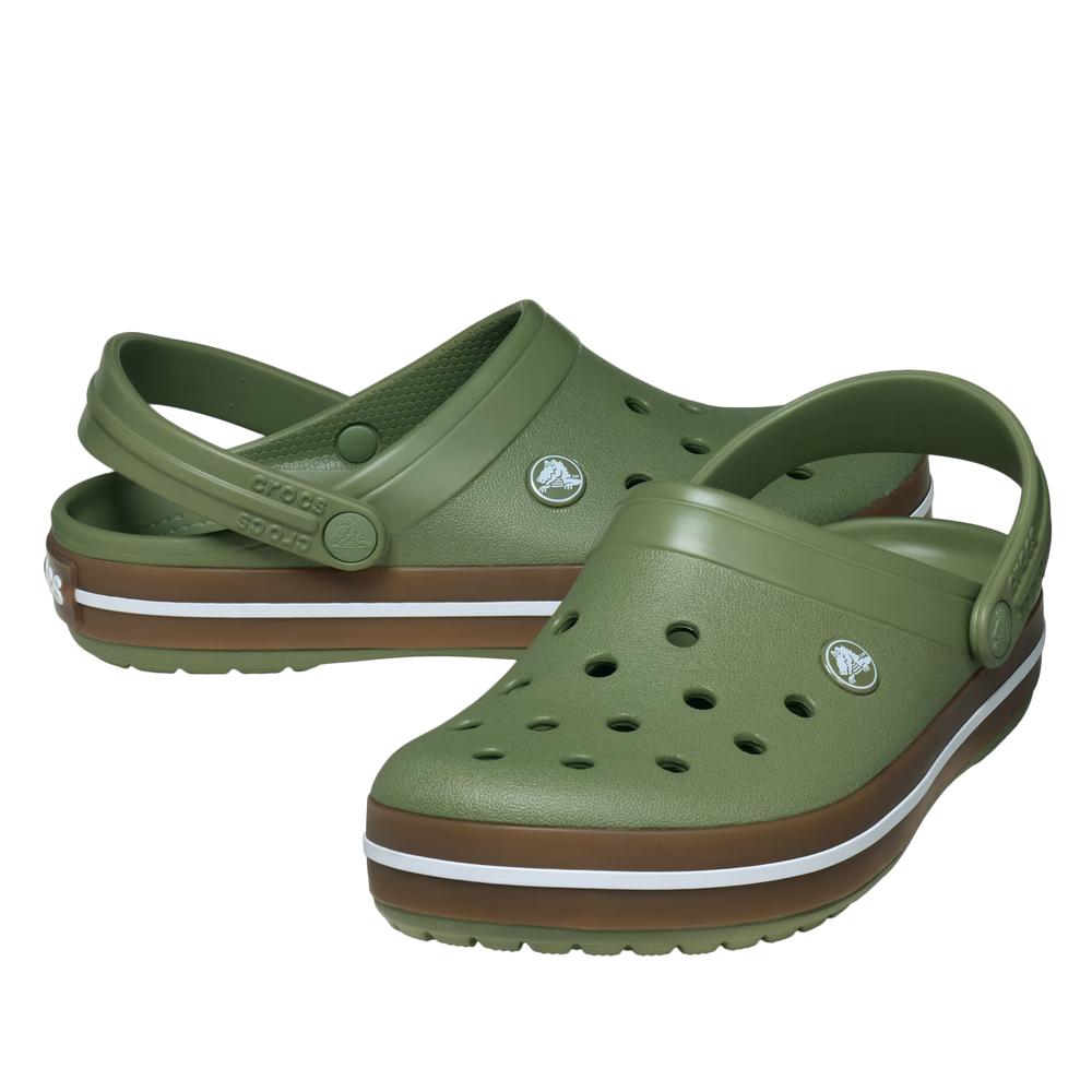 Flip Flop férfi Crocs Crocband Gum Clog 212756-3BX - zöld