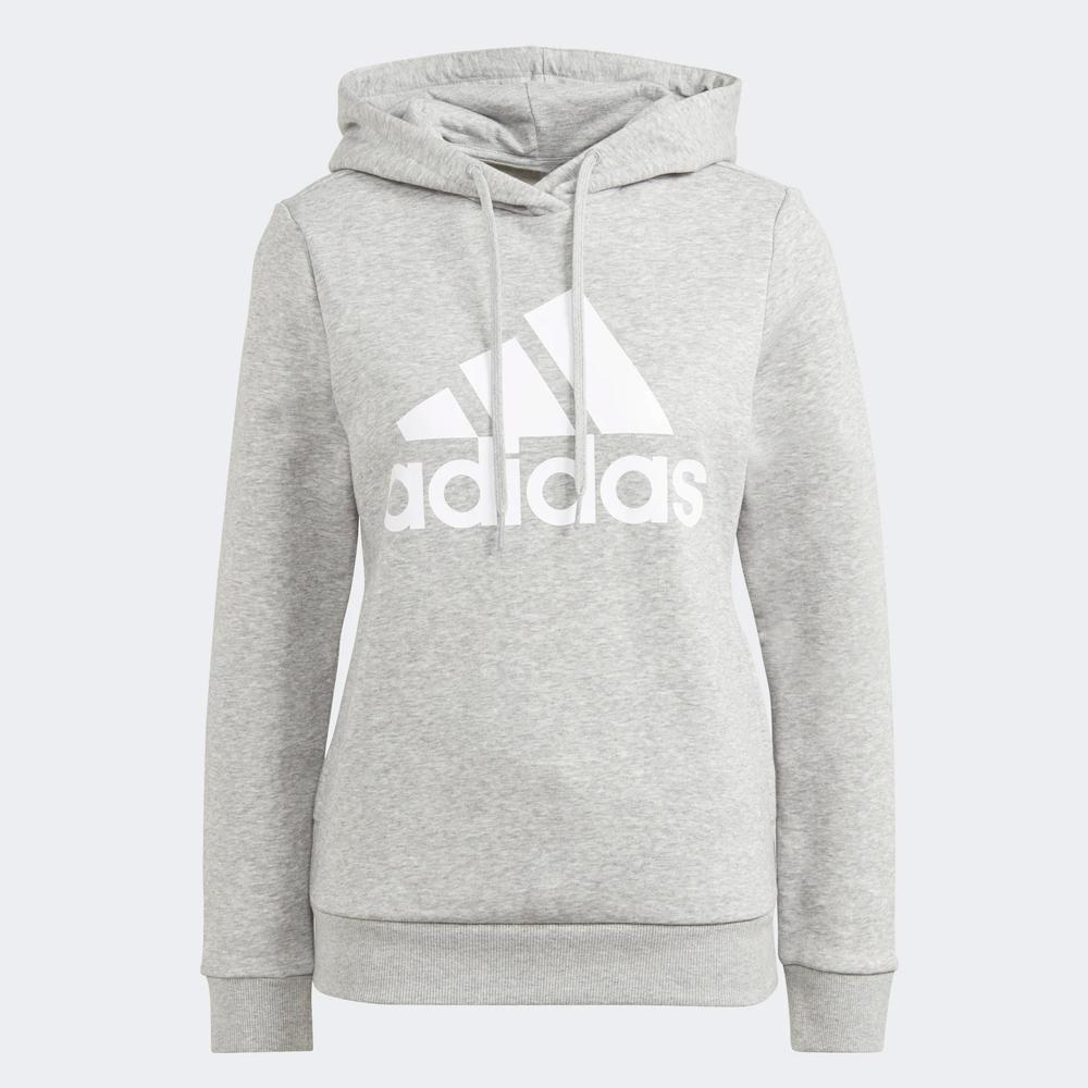 Pulóver adidas Loungewear Essentials Logo Fleece Hoodie GL0719 - szürke