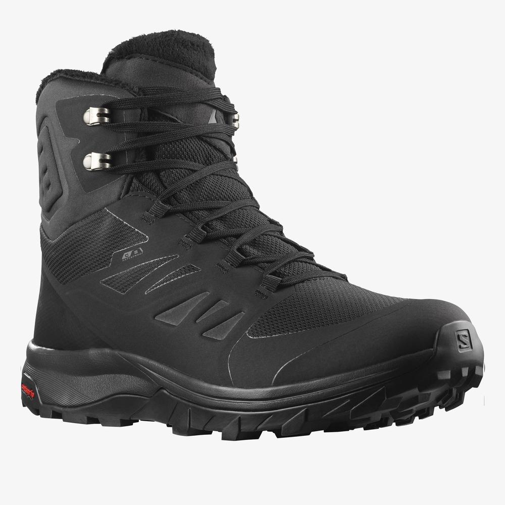 Cipő Salomon Outblast Thinsulate Climasalomon Waterproof L40922300 - fekete