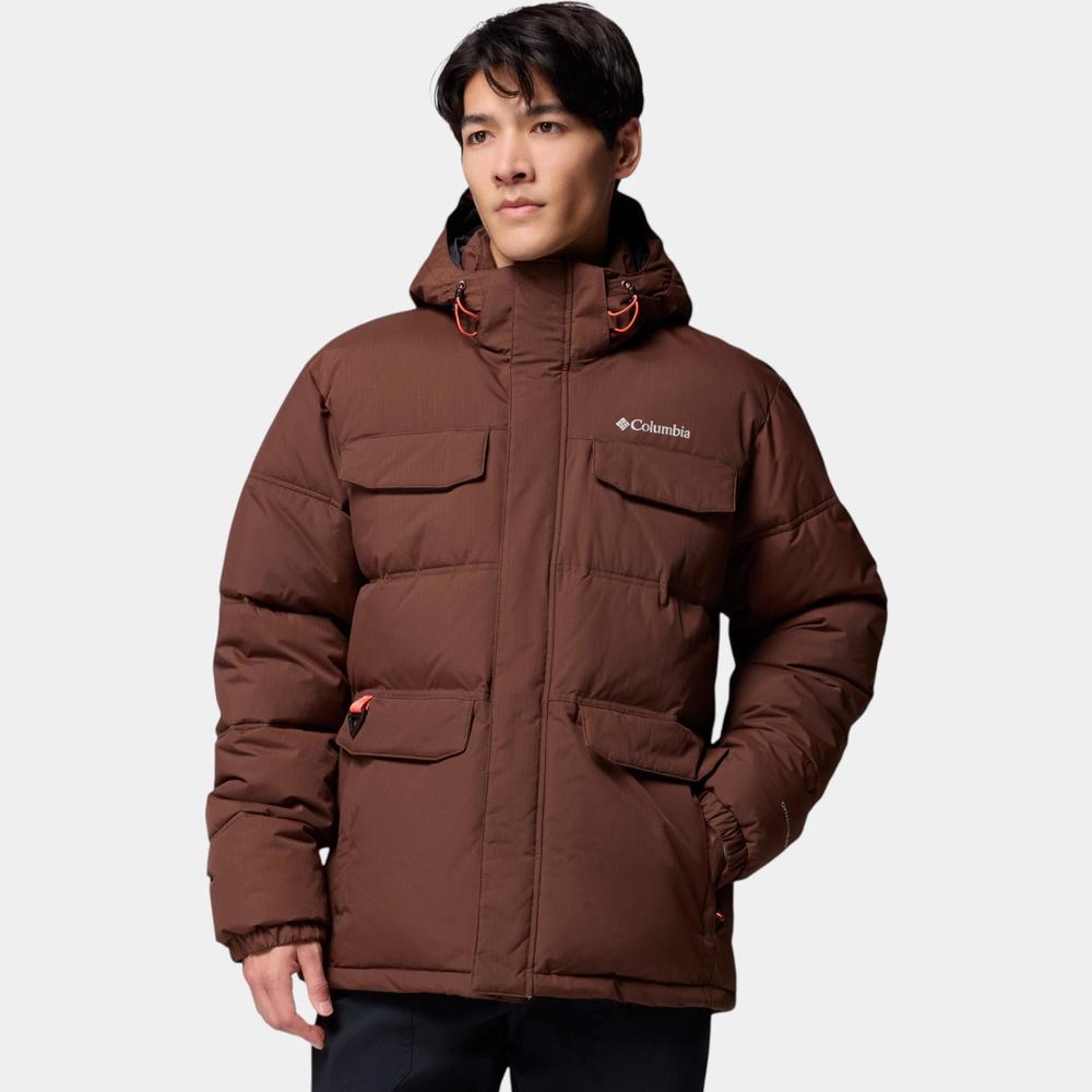 Férfi dzseki Columbia Landroamer Hooded Puffer 2088081256 - barna