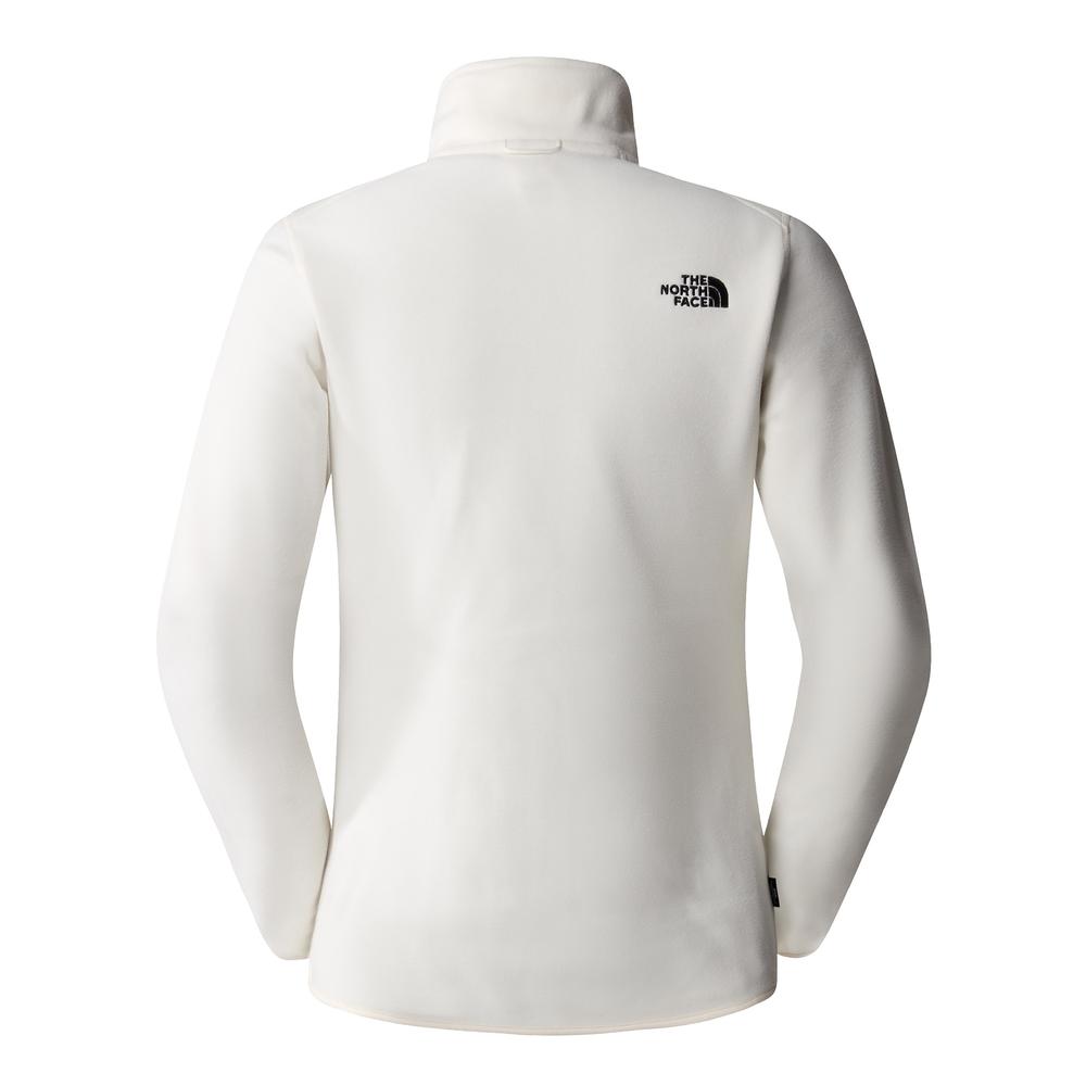 Pulóver The North Face 100 Glacier Full-Zip Fleece 0A855OQLI1 - fehér