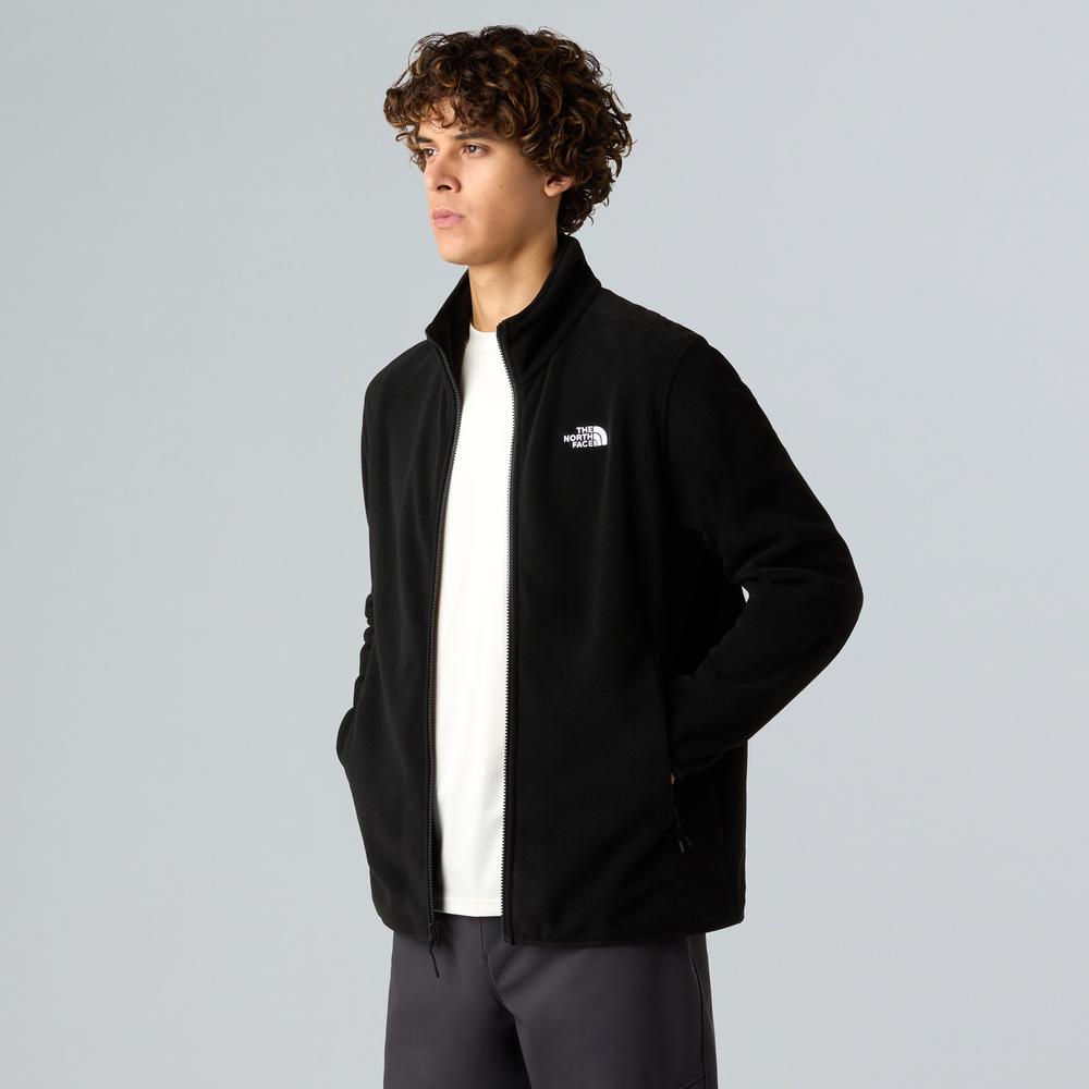 Férfi pulóver The North Face Glacier Full-Zip Fleece 0A8D0RJK31 - fekete