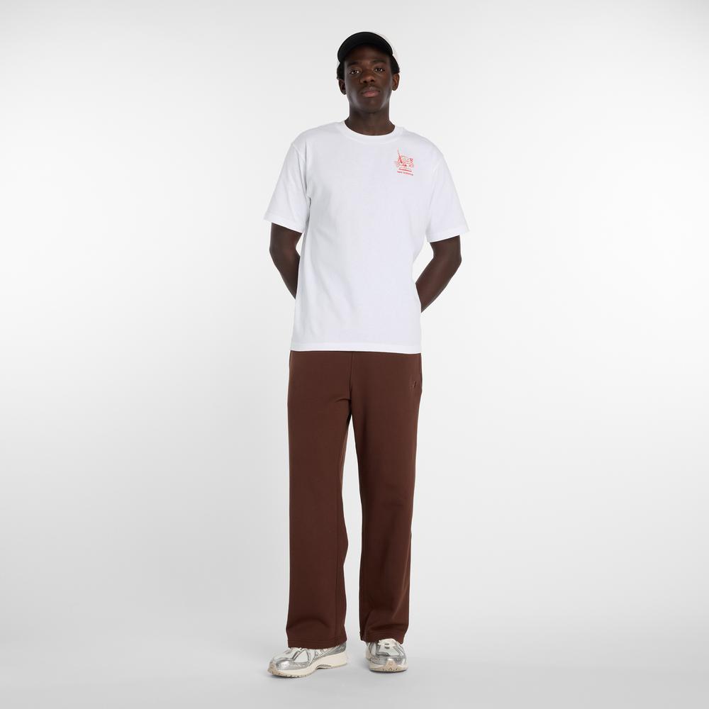 Férfi futópóló New Balance MT61H51DWT - fehér