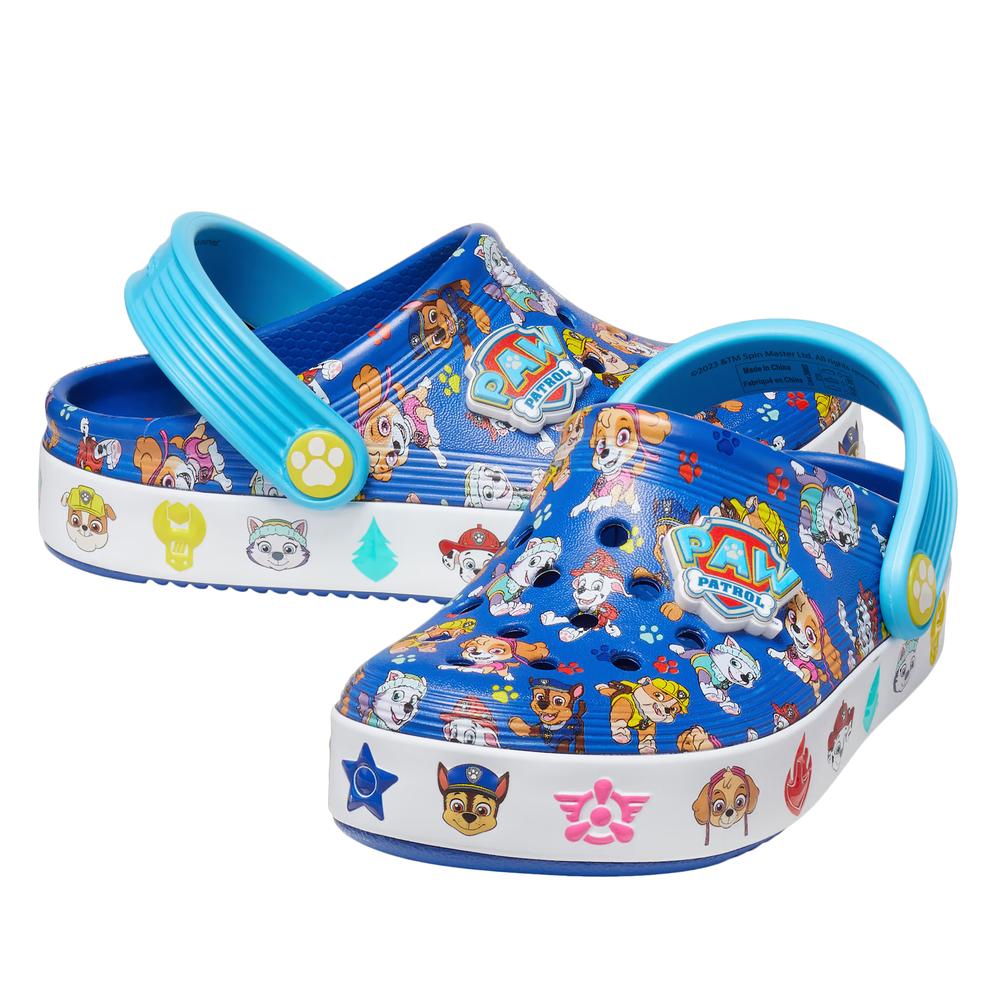 Gyerek flip flop Crocs Toddler PawPatrol Off Court Clog 208853-425 - kék