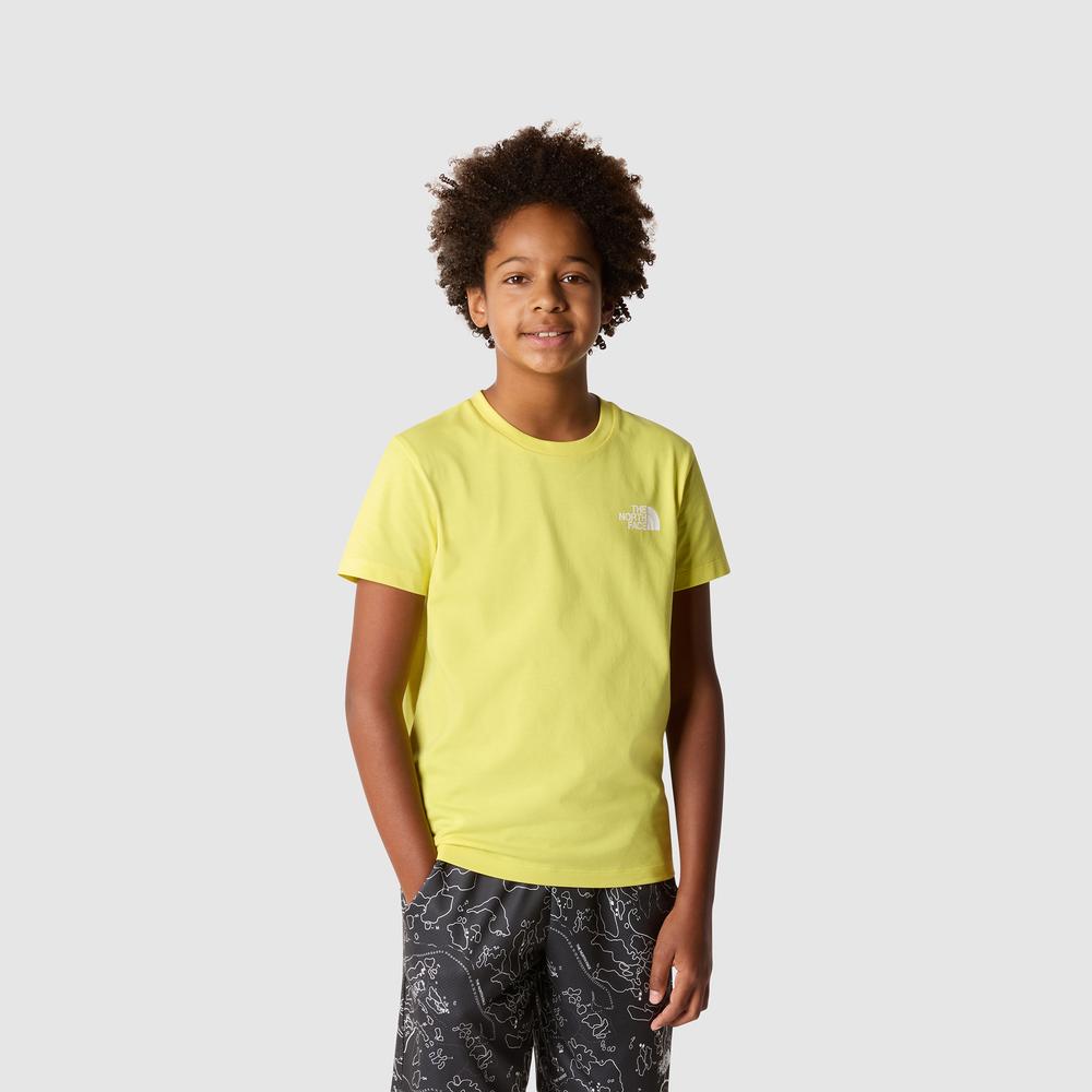 Póló The North Face Simple Dome 0A87T4QIF1 - sárga