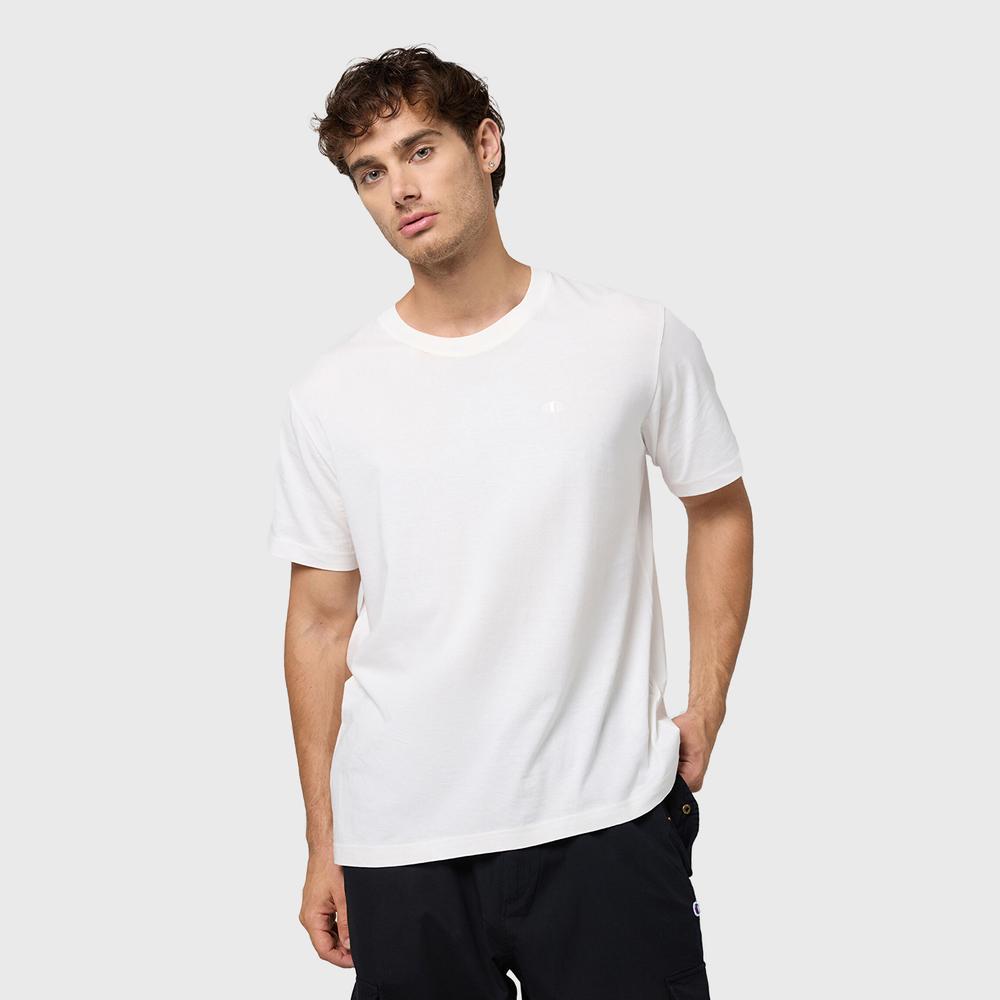 Póló Champion Tonal Logo Crewneck 220278-WW036 - fehér