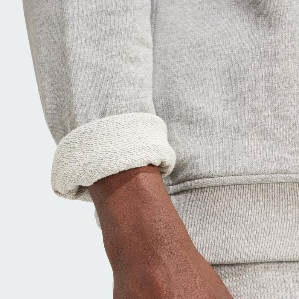 Pulóver adidas Trefoil Essentials Crewneck IX7677 - szürke