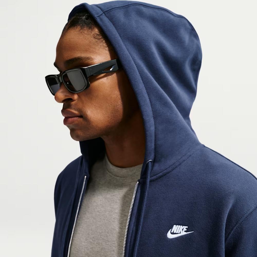 Férfi pulóver Nike Club FN3861-451 - sötétkék