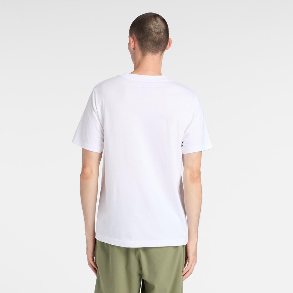 Férfi futópóló New Balance MT61H0Z3WT - fehér