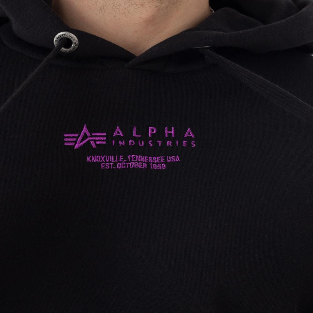 Pulóver Alpha Industries Dragon EMB Hoody 13633403 - fekete