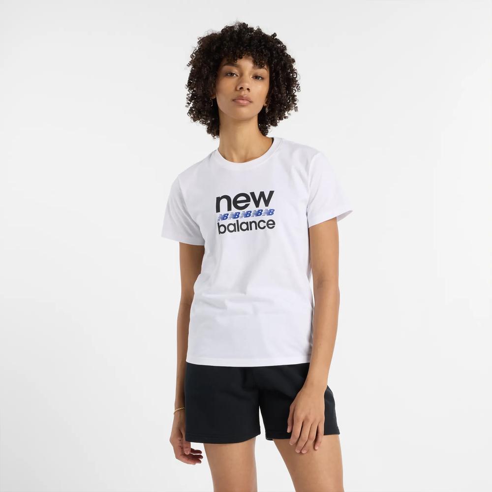 Női póló New Balance WT51540WT - fehér