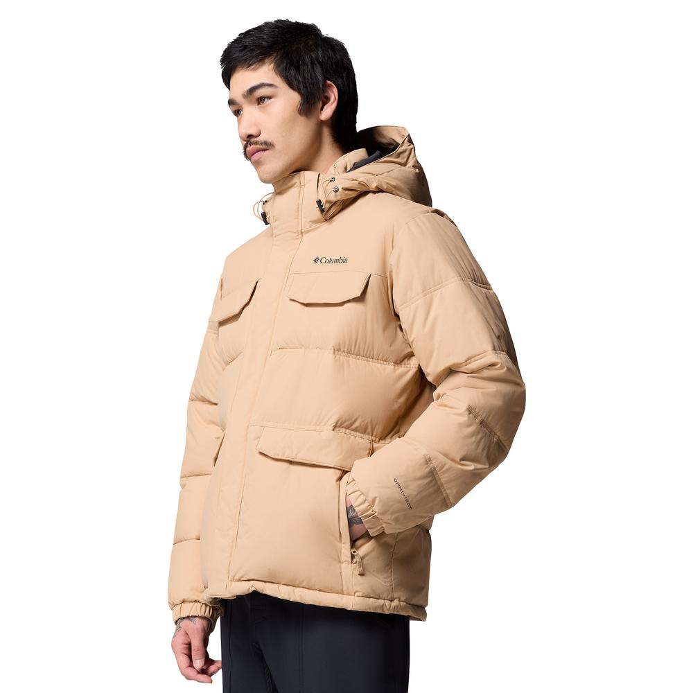 Férfi dzseki Columbia Landroamer Hooded Puffer 2088081262 - bézs