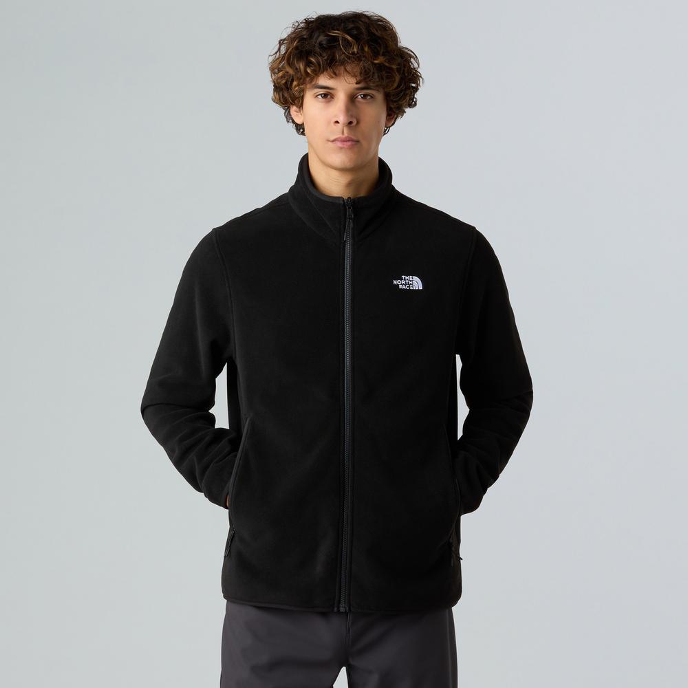 Férfi pulóver The North Face Glacier Full-Zip Fleece 0A8D0RJK31 - fekete