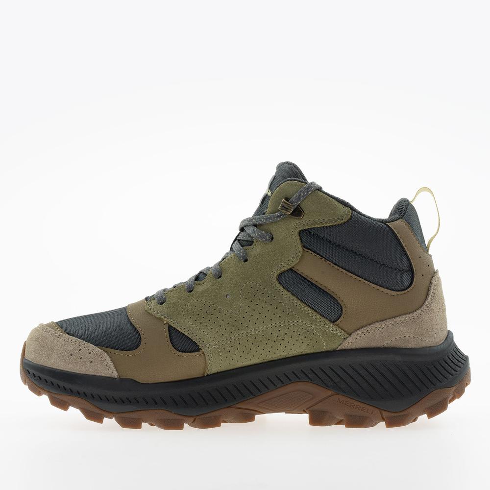 Férfi cipő Merrell Tempo Sol Mid Waterproof  J038941 - zöld