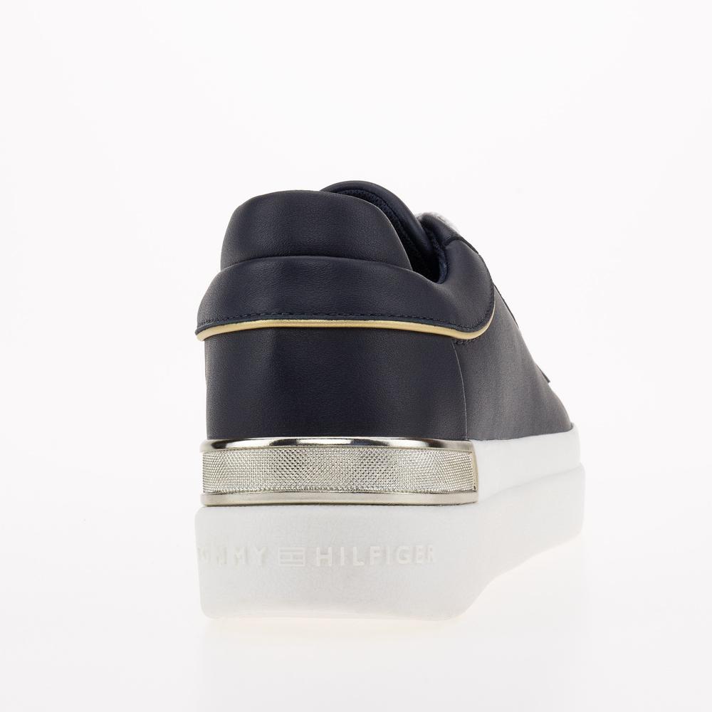 Cipő Tommy Hilfiger Lux Metallic Cupsole FW0FW07030-DW6 - sötétkék