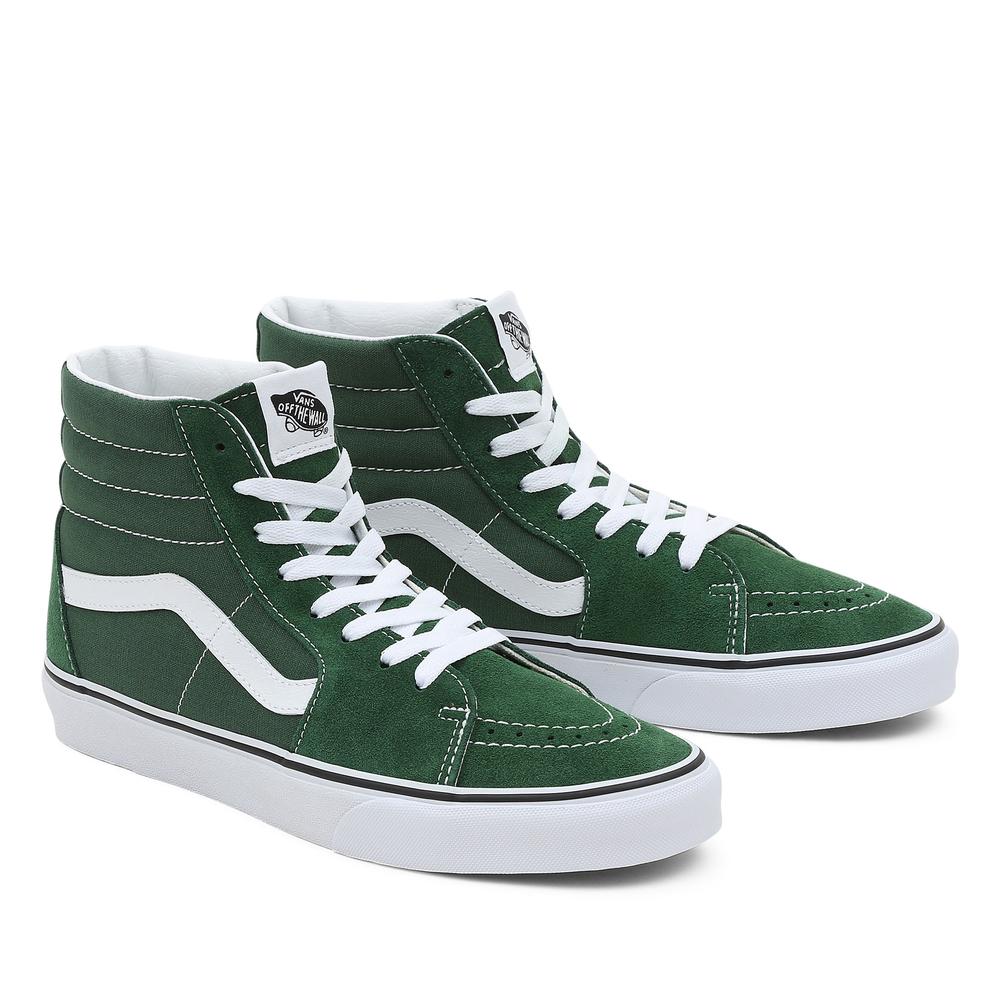 Cipő Vans Color Theory Classics Sk8-Hi VN0005U96QU1 - zöld