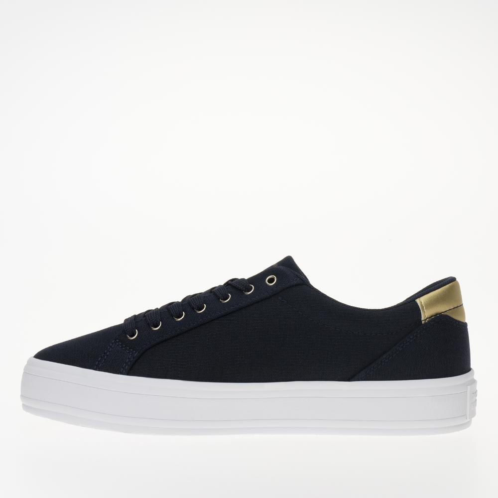 Cipő Tommy Hilfiger Essential Vulc Canvas FW0FW07682-DW6 - sötétkék