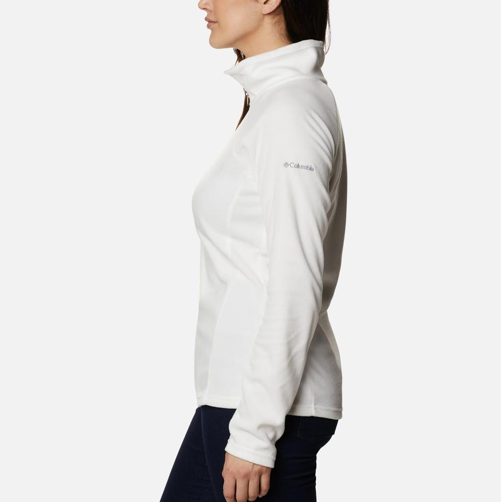 Női felső Columbia Glacial IV 1/2 Zip 1802201125 - fehér