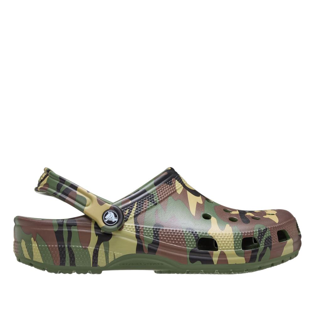 Unisex flip flop Crocs Classic Camouflage Clog 211936-3TC - többszínű