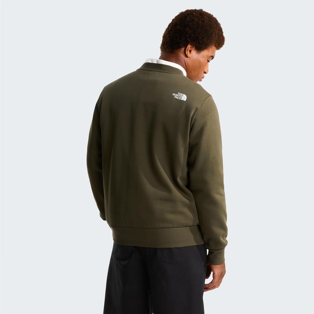 Pulóver férfi The North Face Simple Dome Crew 0A89FB21L1 - zöld
