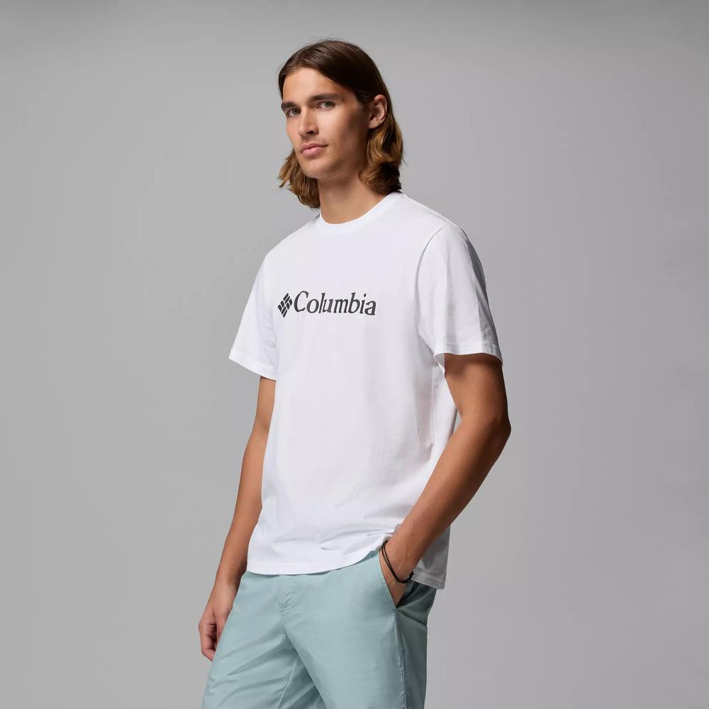 Férfi póló Columbia CSC Basic Logo 2155001100 - fehér