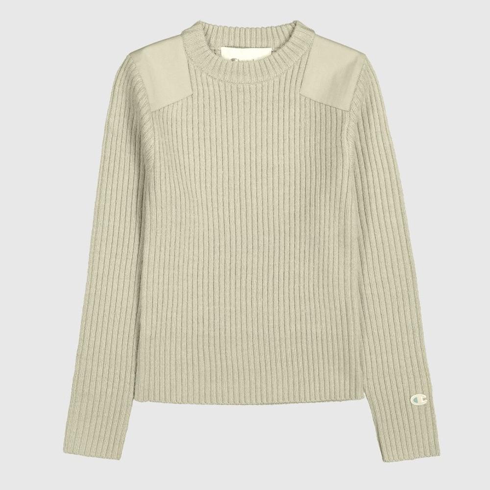 Pulóver Champion Crewneck Sweater 117495-ES057 - bézs