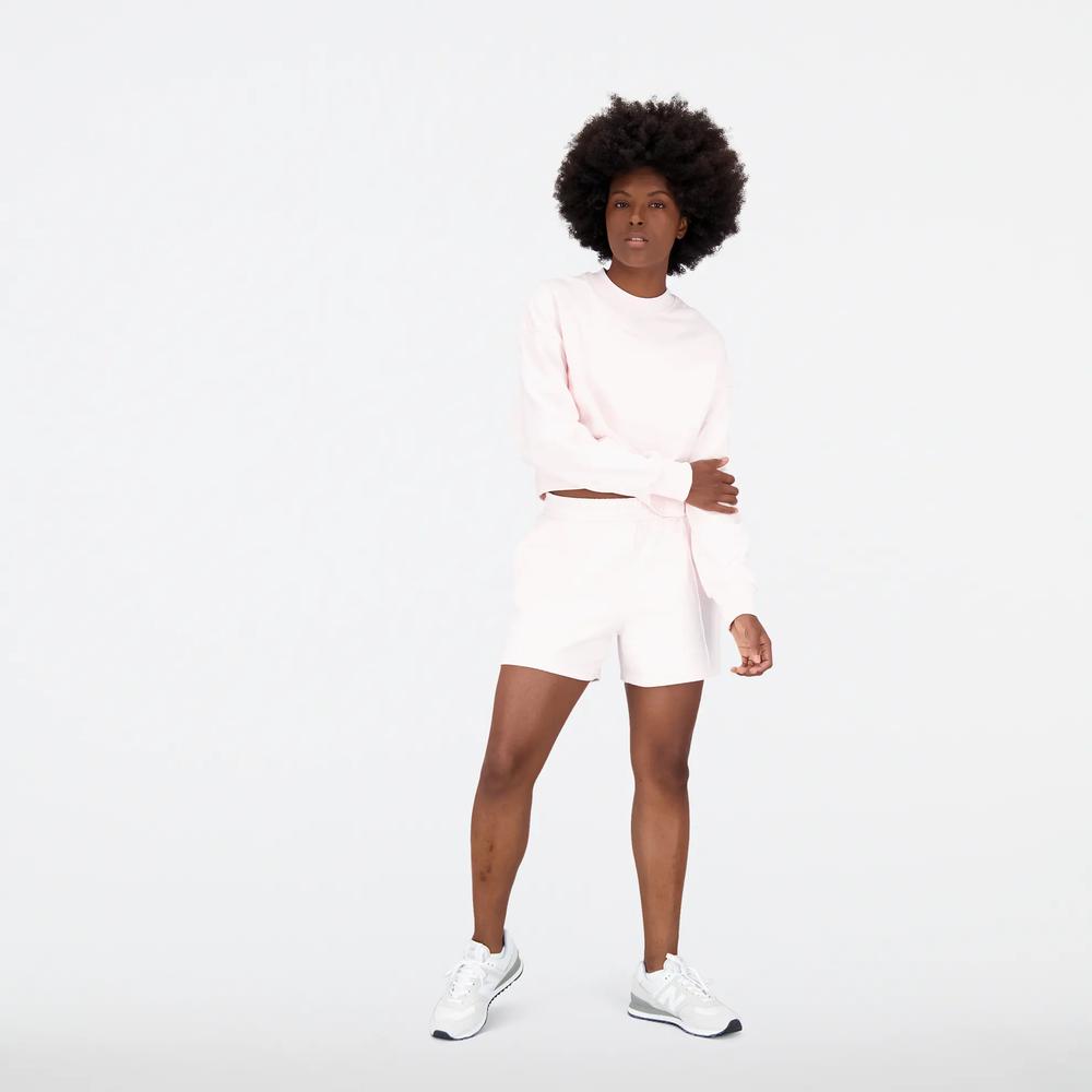 Női rövidnadrág New Balance WS23552WAN – rózsaszín