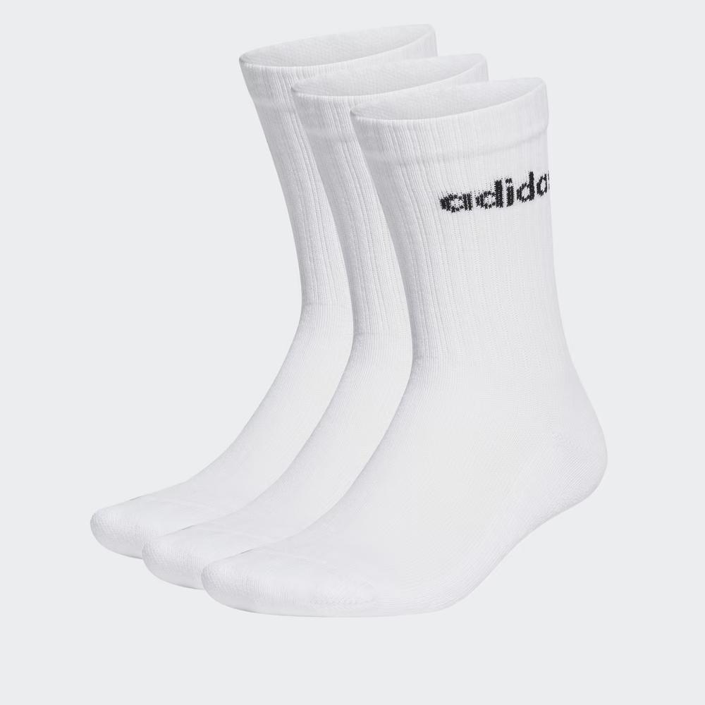 Zokni adidas Sportswear Linear Crew Cushioned Socks 3 Pairs HT3455 - fehér