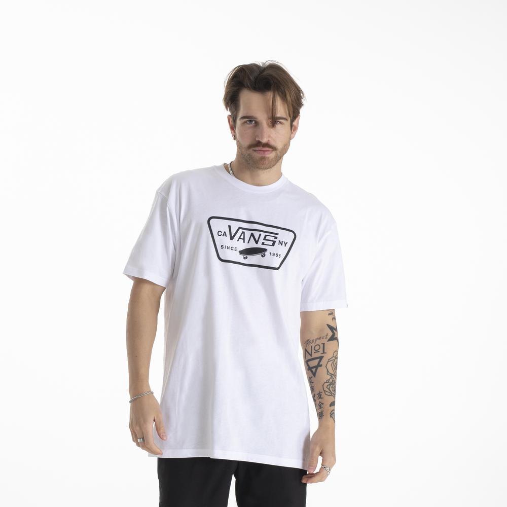 Póló Vans Full Patch VN000QN8YB21 - fehér