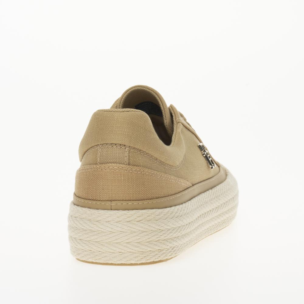 Cipő Tommy Hilfiger Vulc Sneaker Linnen FW0FW07673-RBL - barna
