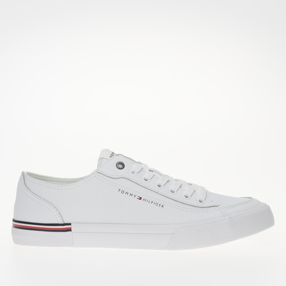 Cipő Tommy Hilfiger Corporate Vulc Leather FM0FM04953-YBS - fehér