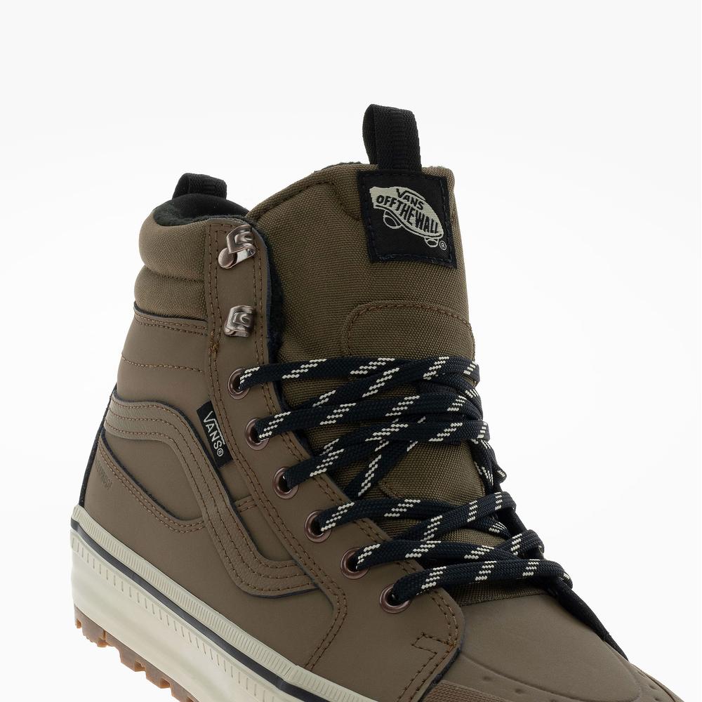Férfi cipő Vans SK8-Hi Waterproof Insulated VN000DAQ91K1 - barna