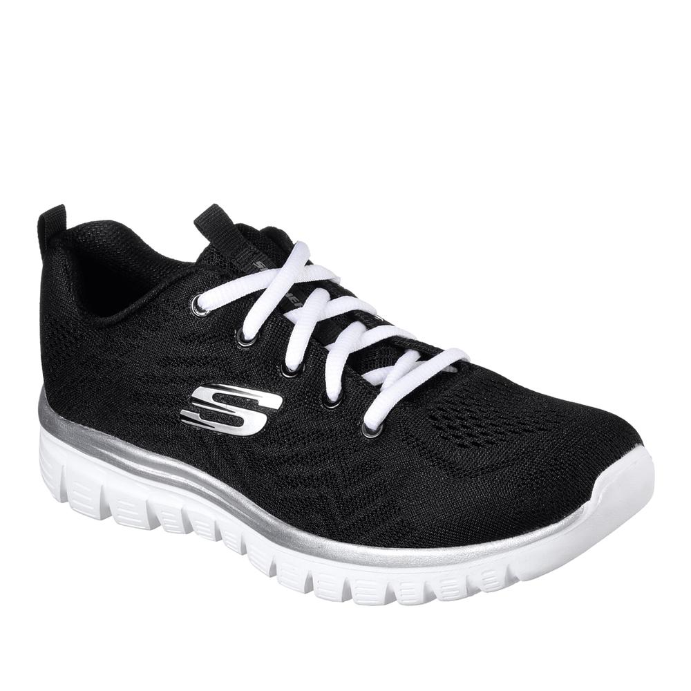 Cipő Skechers Graceful Get Connected 12615BKW - fekete