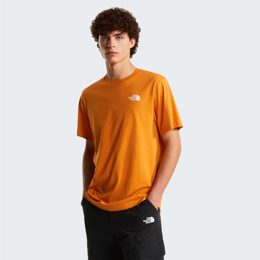 Férfi póló The North Face Evolution NSE Box 0A8B6KG5I1 - narancs