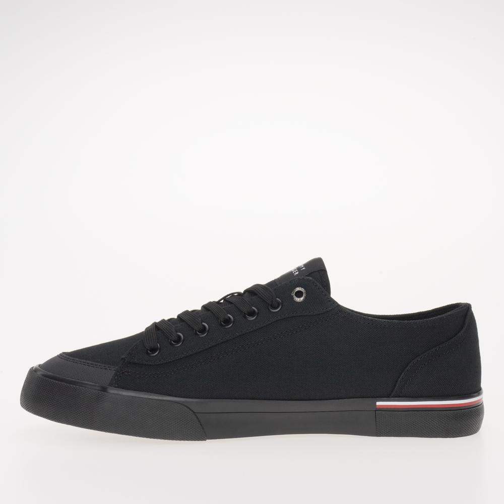 Cipő Tommy Hilfiger Corporate Vulc Canvas FM0FM04954-BDS - fekete