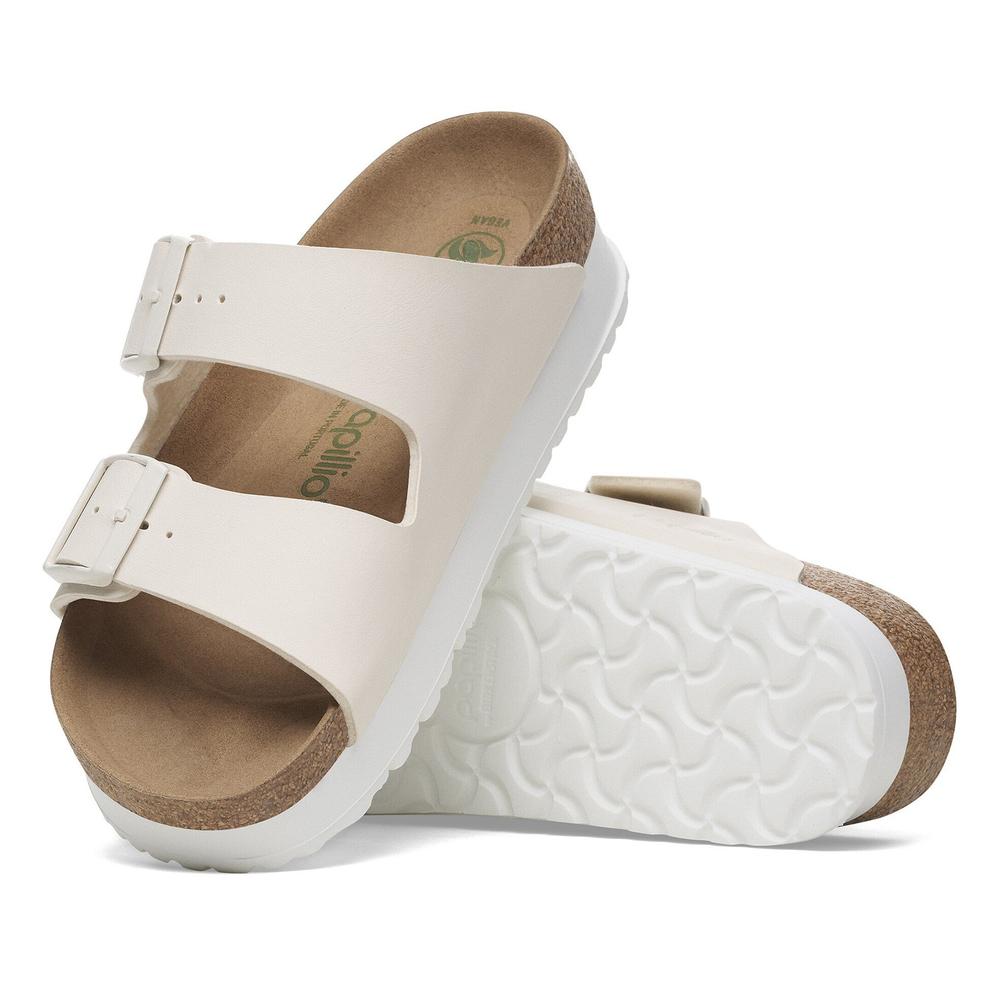 Női flip flop Birkenstock Arizona PAP Flex Platform 1029127 - bézs