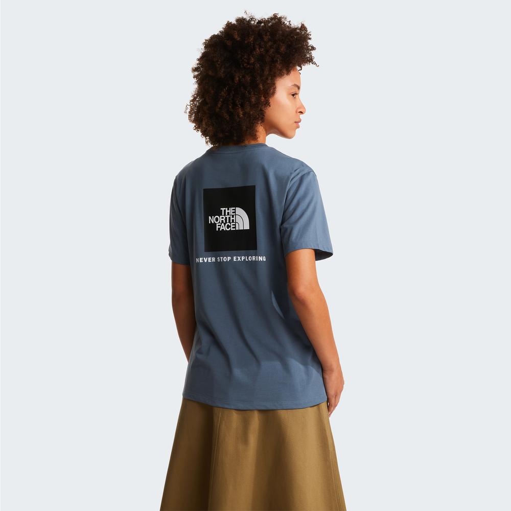 Női póló The North Face Evolution NSE Box 0A8B6W0U31 - kék