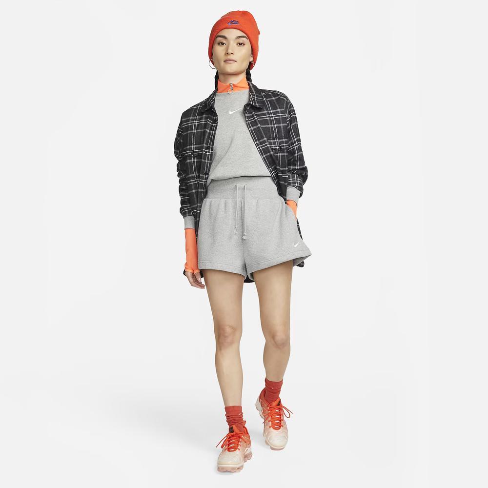 Női rövidnadrág Nike Sportswear Phoenix Fleece FD1409-063 - szürke