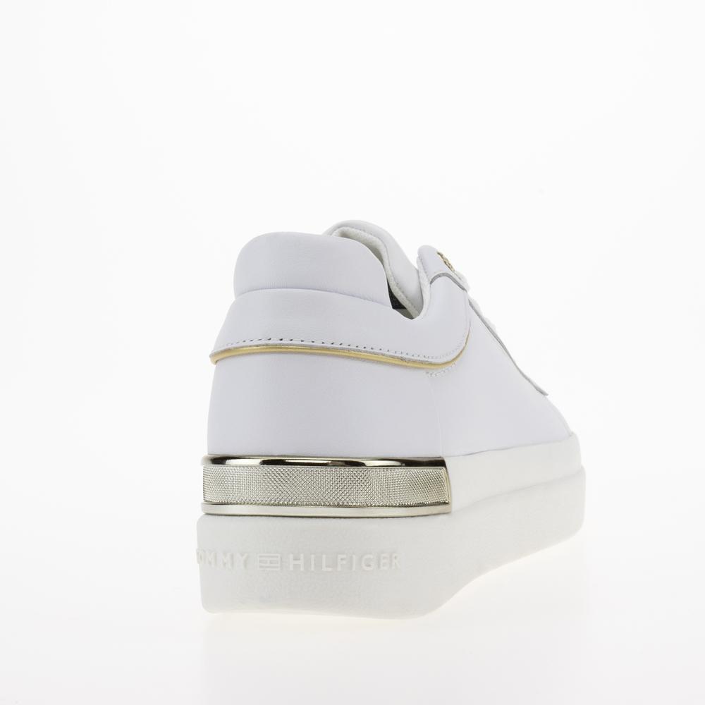 Cipő Tommy Hilfiger Lux Metallic Cupsole FW0FW07030-YBS - fehér