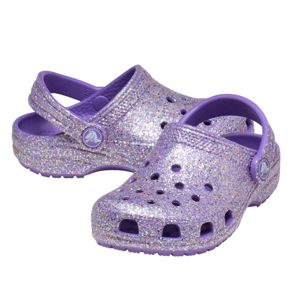 Flip Flop gyerek Crocs Classic Fantasy Glitter Clog 212562-510 - lila