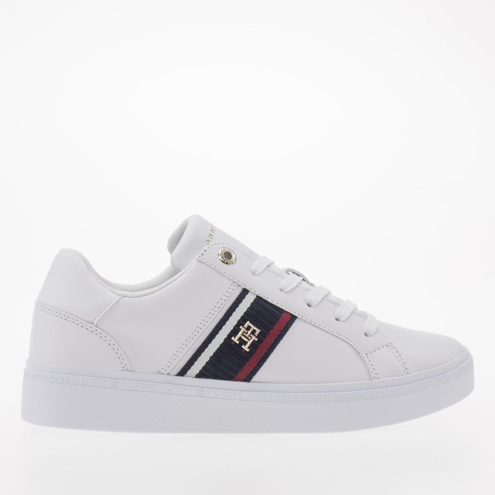 Cipő Tommy Hilfiger Corp Webbing Sneaker FW0FW07379-YBS - fehér