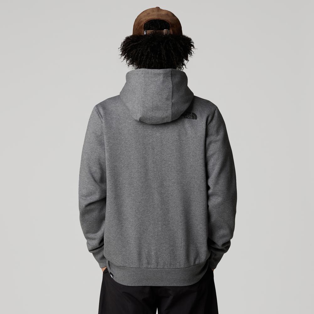 Pulóver The North Face Simple Dome Full Zip 0A89FDDYY1 - szürke
