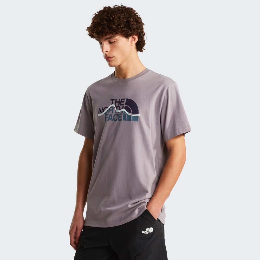 Póló férfi The North Face Mountain Line 0A8GUXG7O1 - lila