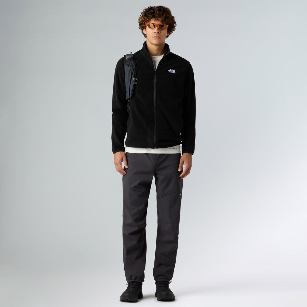 Férfi pulóver The North Face Glacier Full-Zip Fleece 0A8D0RJK31 - fekete