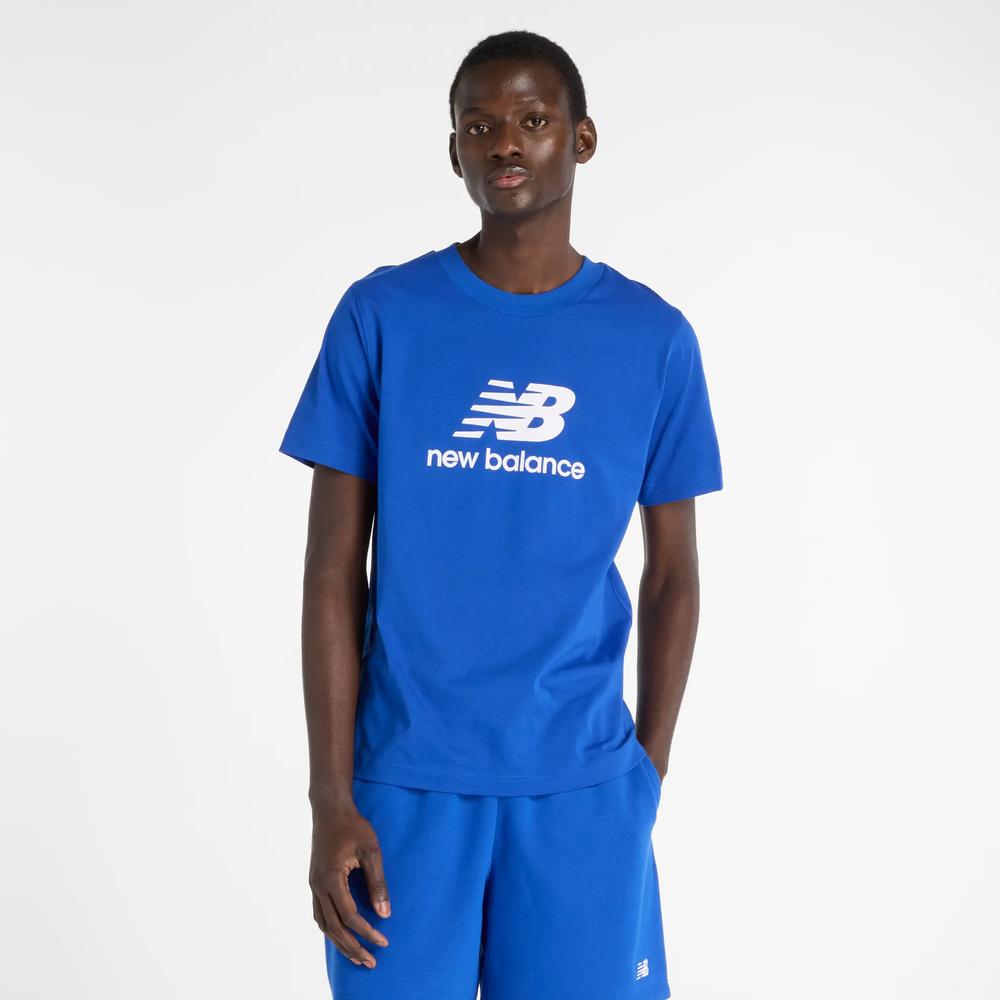 Férfi futópóló New Balance MT41502BUM - kék