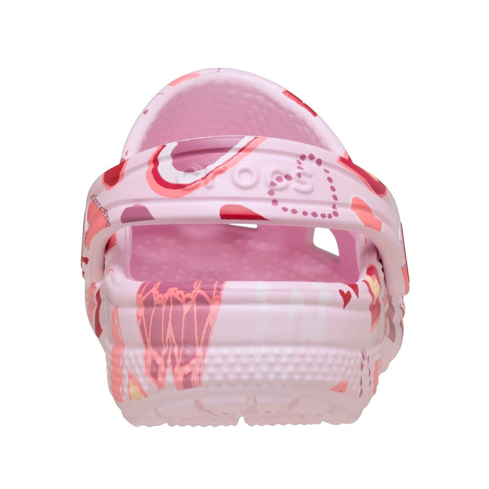 Flip Flop gyerek Crocs Classic Valentine's Day Clog 209755-7CI - rózsaszín
