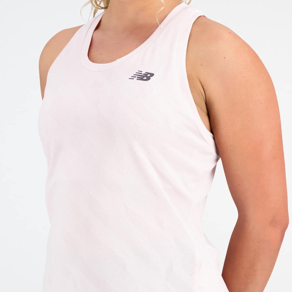 Edzőpóló női New Balance WT23280SOI – rózsaszín